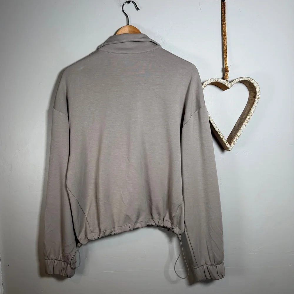 Yogalicious Softlite Scuva Autumn Jacket Utility Streetwear MEDIUM Light Grey